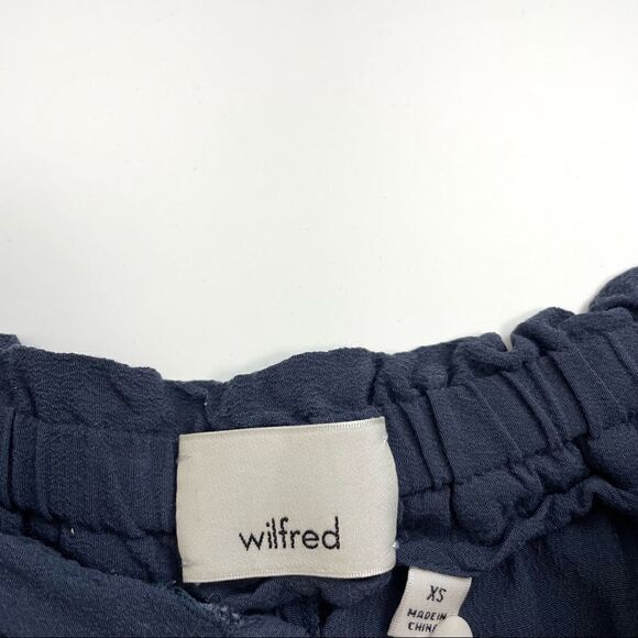 Aritzia Wilfred Blue Marais Drapey Pant Sz XS - Picture 10 of 13